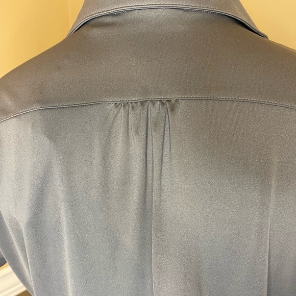 NWT ADIDAS Pinehurst Golf Grey Polka Dot Moisture Wick Short Sleeve Polo Size XL - Picture 6 of 9